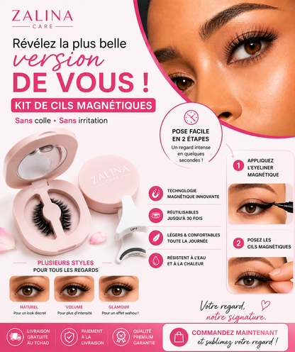 Kit de cils magnétique Zalina^^