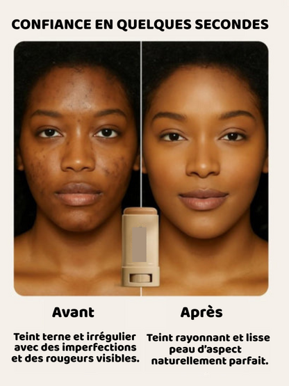 Stick fond de teint magique (1 pinceau offert et 1 mascara + eyeliner offert)
